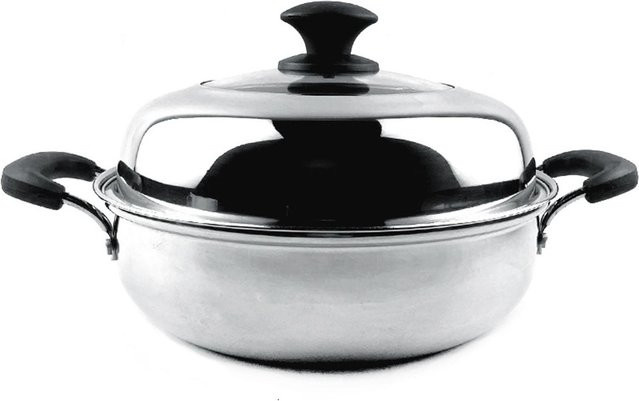 Professioneller Edelstahl Dampfgarer hocheffizient einlagig Durchmesser: 32 cm - Bild 1