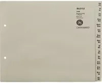 Leitz A-Z Register A4 mit 120 Registerblättern in Grau und Weiß - Bild 1