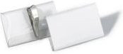 Durable Namensschild mit Krokoklemme, transparent, B: 7,5 cm, H: 4,0 cm, 25 Stück - Bild 1