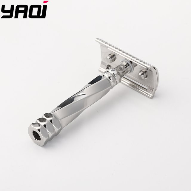 Yaqi Cerberus Sicherheitsrasierer, Edelstahl, Polierfinish - Bild 1