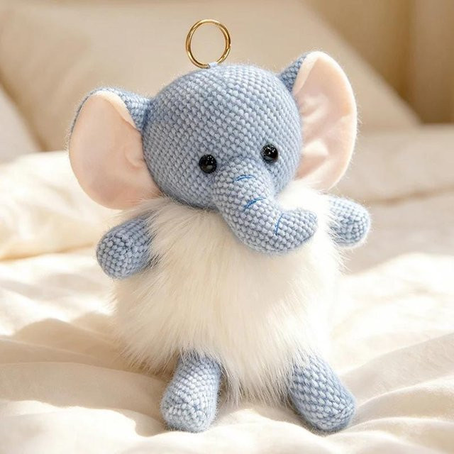 Yiran toy Tier-Plüsch-Schlüsselanhänger, 11 Stile, Unisex - Bild 1