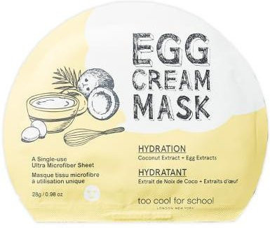 too cool for school EGG Crememaske, Kollagen, Gesicht - Bild 1