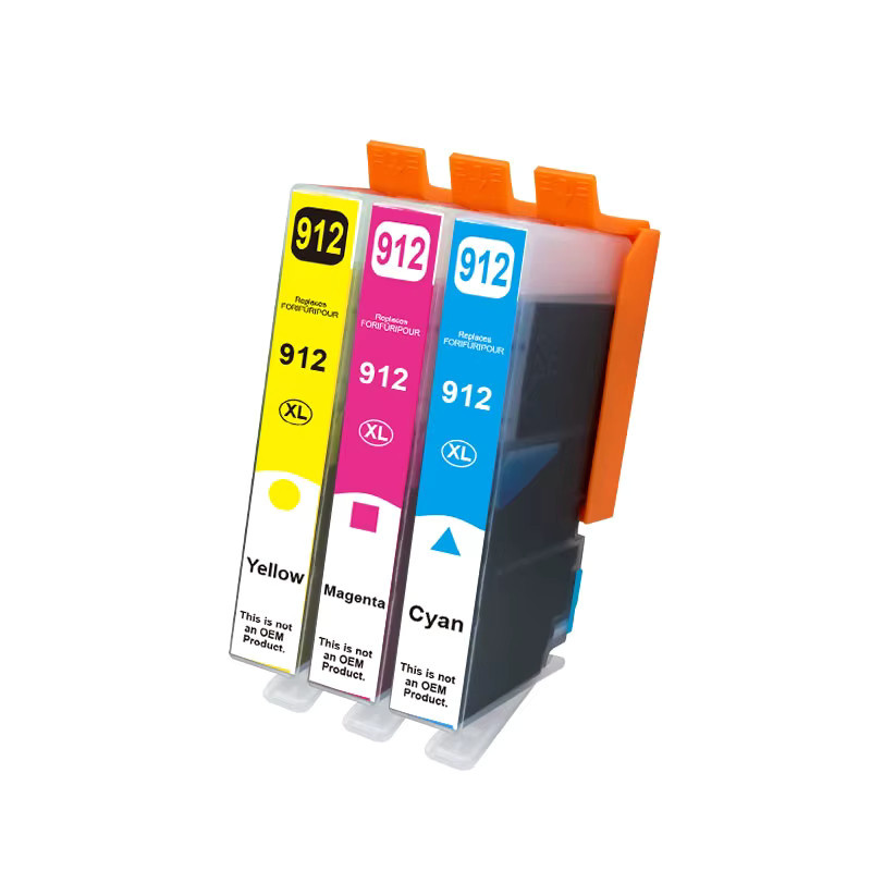 ALIZEO 912 XL Tintenpatronen Set kompatibel mit HP Officejet 8022 8025 8020 8024 8023 8010 8012 8014 8017 in Schwarz und Multicolor - Bild 2