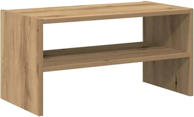 vidaXL Schuhregal stapelbar Artisan-Eiche, Farbe Braun, B/T/H: 60 x 30 x 30,5 cm - Bild 1