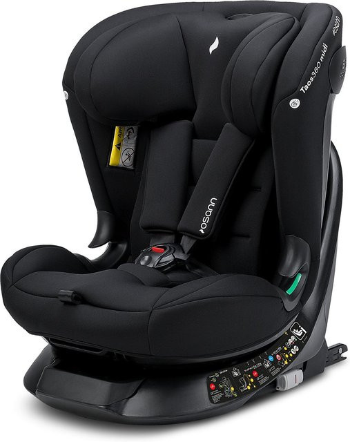 Osann Kinderautositz Taos360 midi mit Isofix und 360-Grad-Drehfunktion, Schwarz, für Körpergröße 76-150 cm - Bild 1