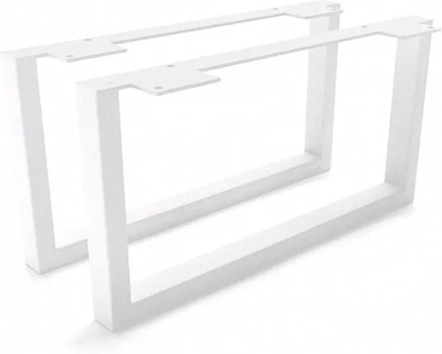 HEVVA Möbelfüße GRAZ 2er Set Weiß, Höhe: 20 cm, Tiefe: 40 cm - Bild 1