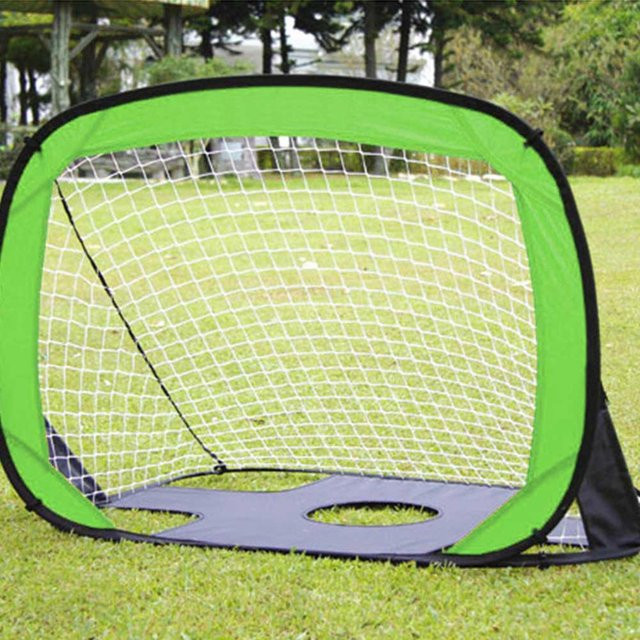 Lixada Fußball Tor Netz Faltbares Kinder Trainingsziel mit Mesh und Fiberglasstangen - Bild 1