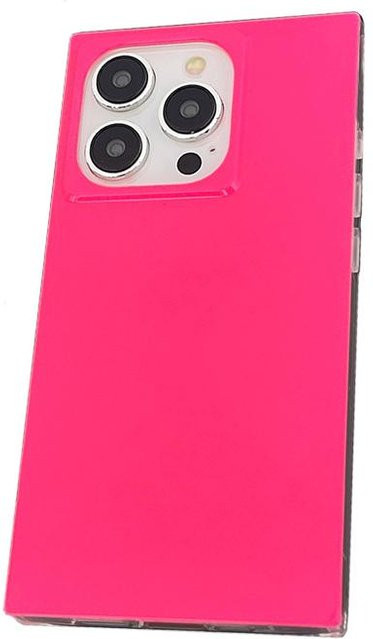 Stoßfeste IMD-Silikon-Schutzhülle für Apple iPhone 14 Pro in Pink - Bild 1