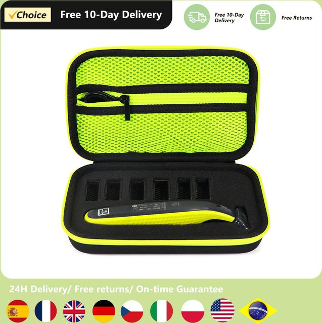 Aufbewahrungskoffer für Philips OneBlade QP2530/2520, Reiseetui für elektrischen Trimmer und Rasierer, Multicolour, Breite: 12,5 cm, Tiefe: 19,0 cm - Bild 1