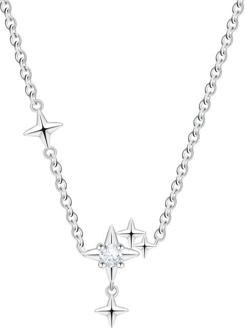 CYCUFF Halskette mit Stern-Anhänger, 925 Silber, Zirkonia, Damen - Bild 1