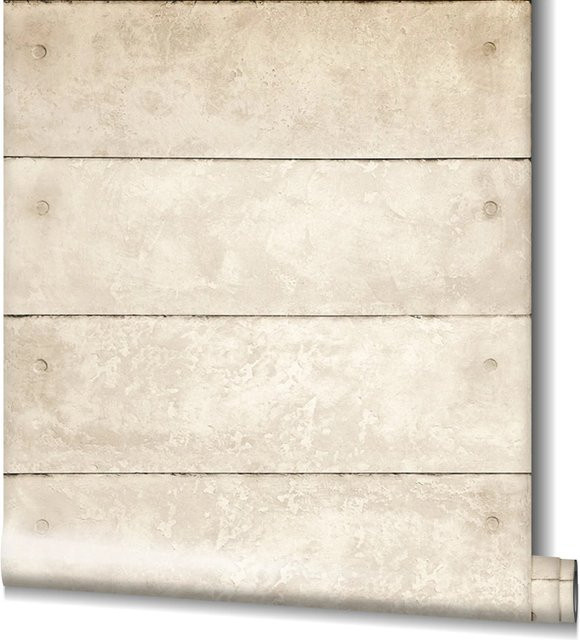 Marburg Vliestapete GZSZ Vintage Betonoptik in Beige, Rollenformat 10,05 m x 0,53 m, Industrial Abstract Design, FSC-zertifiziert - Bild 1