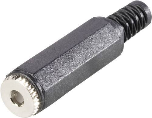 BKL Electronic Klinken-Steckverbinder 3,5 mm Buchse, gerade, 4 Pol, Stereo, Schwarz - Bild 1