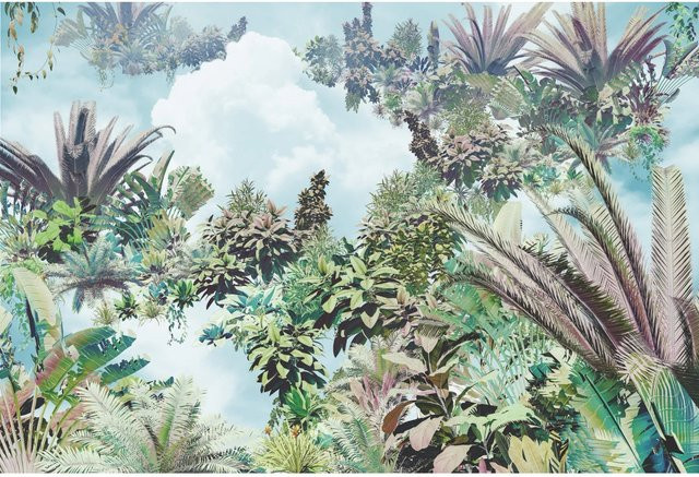 Komar Fototapete Vlies Tropical Heaven Multicolor B: 368 cm, H: 248 cm - Bild 1
