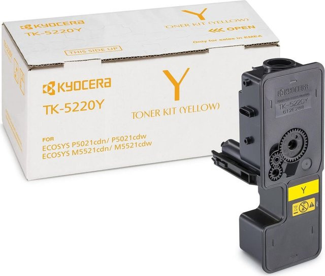 Original Kyocera Toner TK-5220Y Gelb für ECOSYS M5521cdn, M5521cdw, P5021CDN, P5021cdw - Bild 2