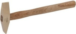 KS Tools BRONZEplus Kesselstein- und Entrostungshammer aus Messing mit Holzgriff, 1400g - Bild 1