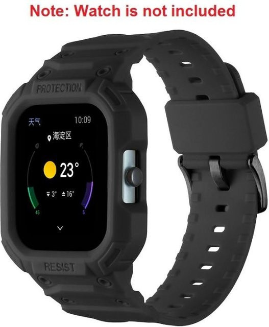 Huami Amazfit Uhrenarmband, Kunststoff, Schwarz, Unisex - Bild 1