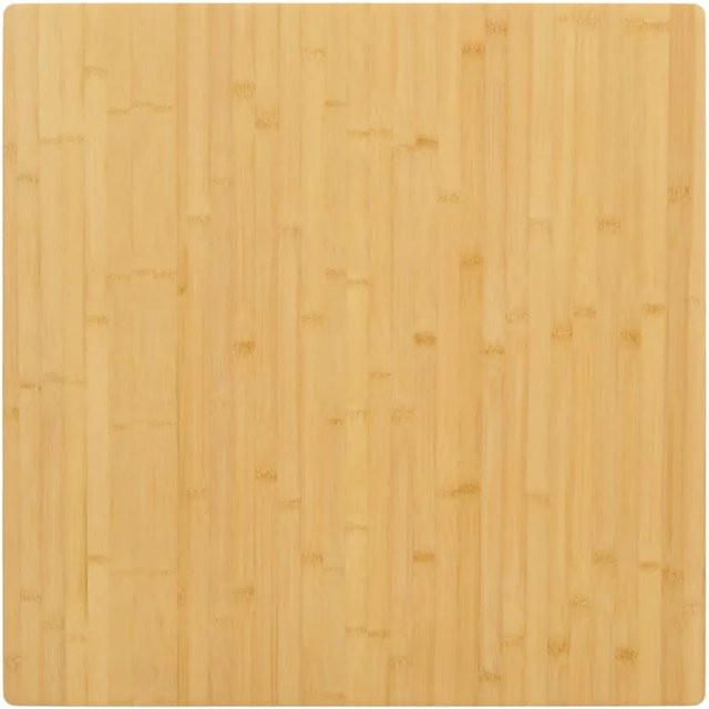vidaXL Tischplatte aus Bambus, beige, B/T/H: 70 x 70 x 1,5 cm - Bild 1