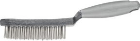 PFERD Handbürste HBUP 3-reihig mit Kunststoffkörper und ergonomischem Griff, Stahl-Draht-Ø 0,40 mm, 10er Packung - Bild 1