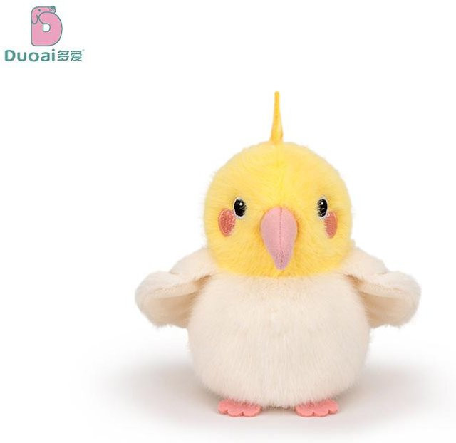 Yiran toy Niedliche Vogel Plüschtiere, Papagei, Spatz, Meise, Eisvogel, Plüsch Schlüsselanhänger, ab 14 Jahren - Bild 1