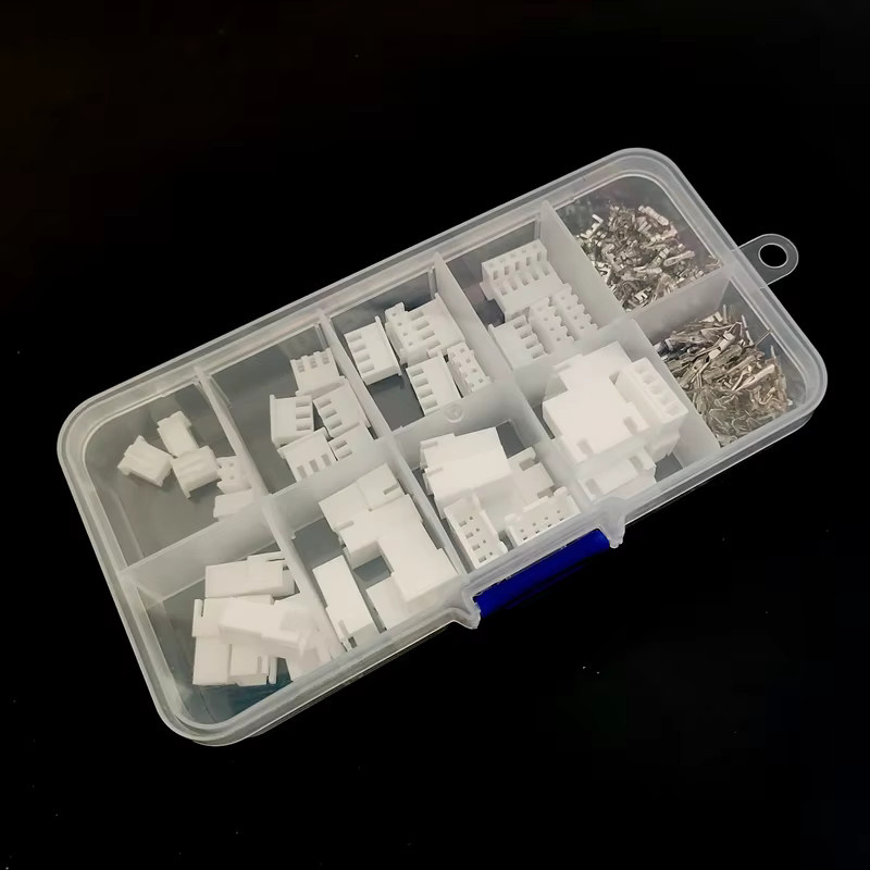 180 Stück XH-Stecker Set männlich und weiblich JST XH2.54 mit 2p 3p 4p 5 Pin für DIY Batterieladekabel in Weiß - Bild 4