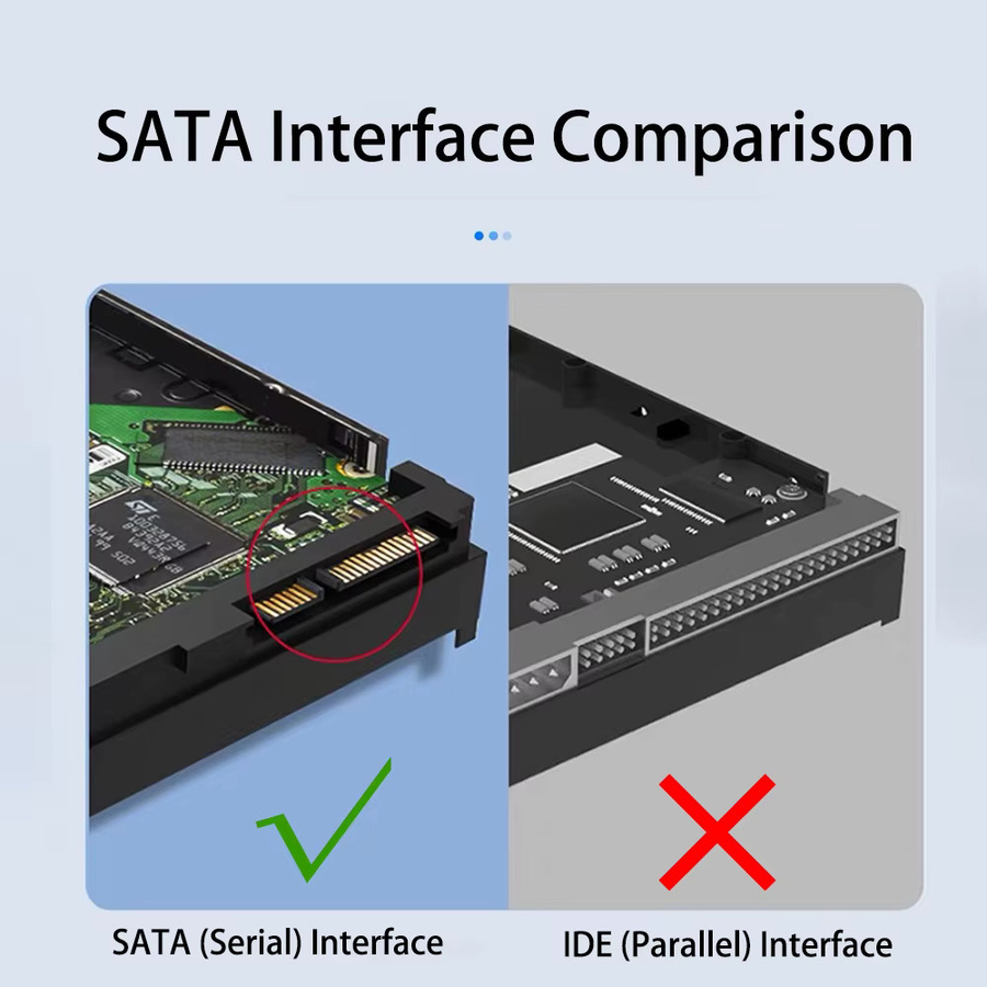 Congdi SATA 3.0 Datenkabel für SSD und HDD in Schwarz - Bild 4