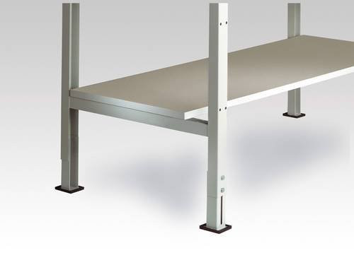 Manuflex LZ3683 ESD Zwischenboden für UNIVERSAL ESD-Arbeitstische, Grau, B/T/H: 200 x 120 x 2,5 cm - Bild 1
