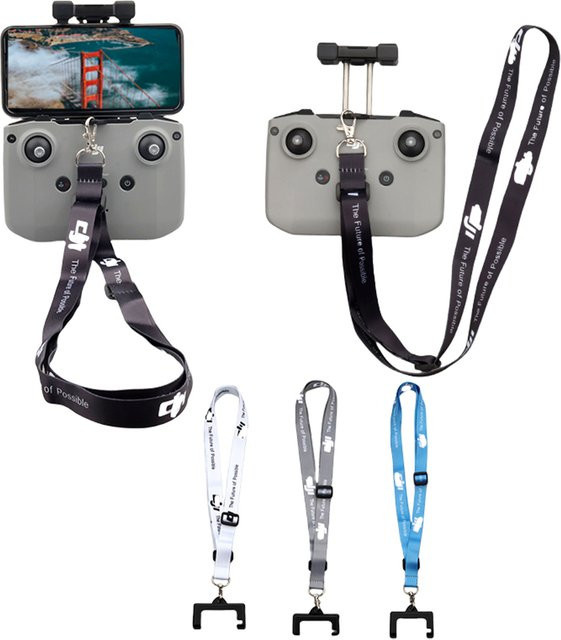 DJI Fernbedienungs-Lanyard mit festem Clip-Haken für DJI NEO 2, Flip, MINI 2 3 4 5 Pro und N1 N2 N3 Drohnenzubehör in Schwarz oder Weiß - Bild 1