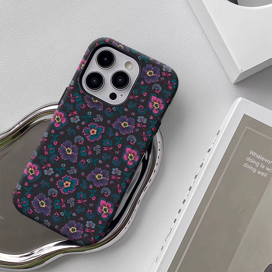 Potdemiel Neon Garden Handyhülle für iPhone 17 16 15 14 13 Pro Max Plus, robuste Einzel- und Doppelschicht-Hülle, Multicolour - Bild 5