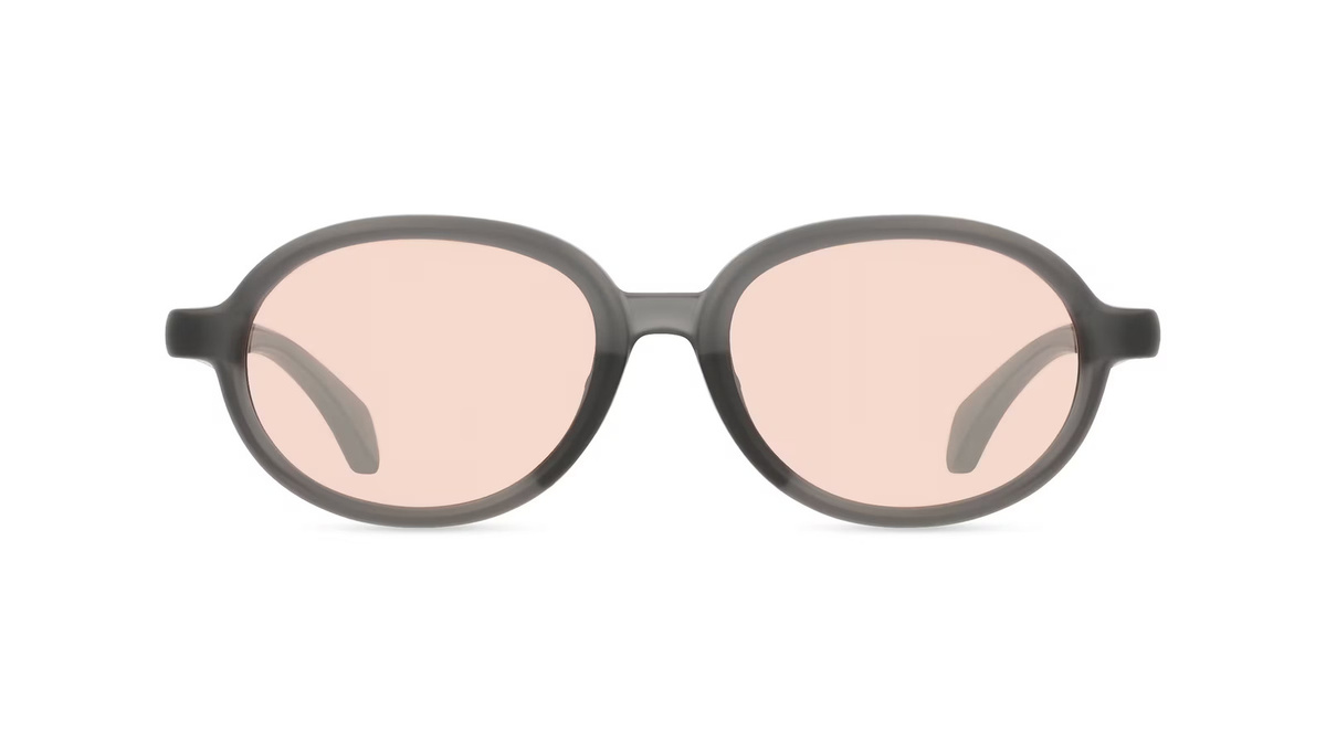 Moncler ME8006 Caprice Sonnenbrille, Vollrand, Oval, Kunststoff, Unisex, grau - Bild 1