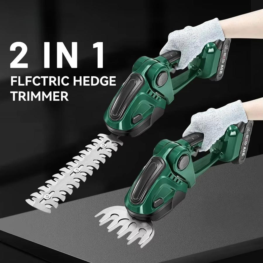 2-in-1 Elektrischer Trimmer und Heckenschere für Makita LXT Akkus, kabelloses Elektrowerkzeug in Grün - Bild 5