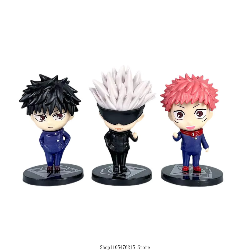 Bandai Jujutsu Kaisen Gojo Satoru Yuji Itadori Fushiguro, Actionfiguren, 6-teiliges Set - Bild 2