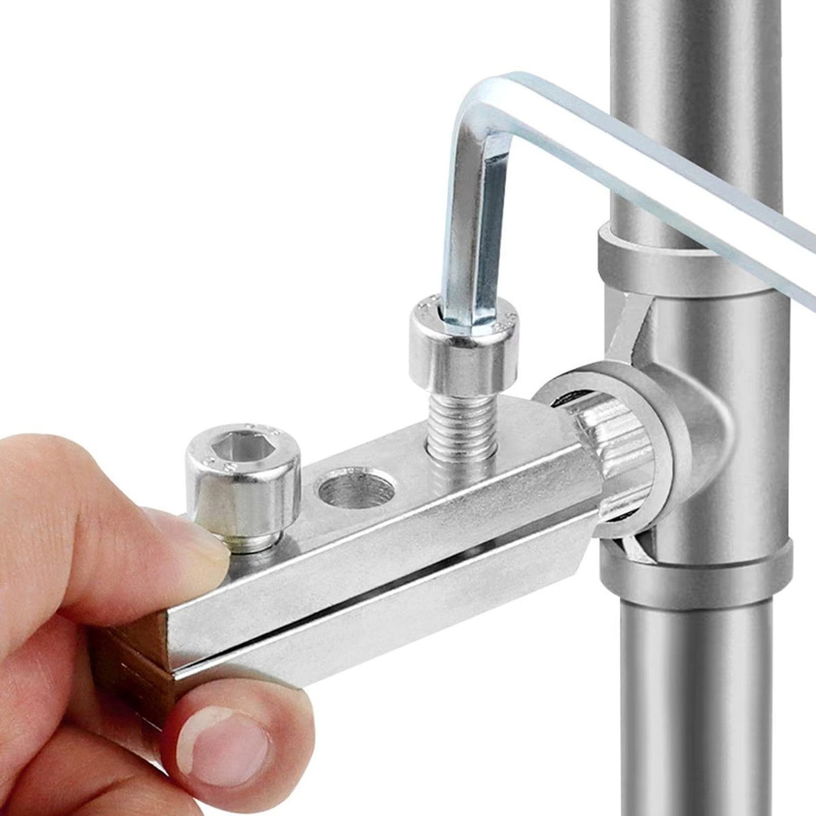 Vielseitiger Schraubenausdreher für gebrochene Schraubenköpfe in Silber, ideal als Werkzeug für Waschbecken, Wasserhähne und Ventile - Bild 3