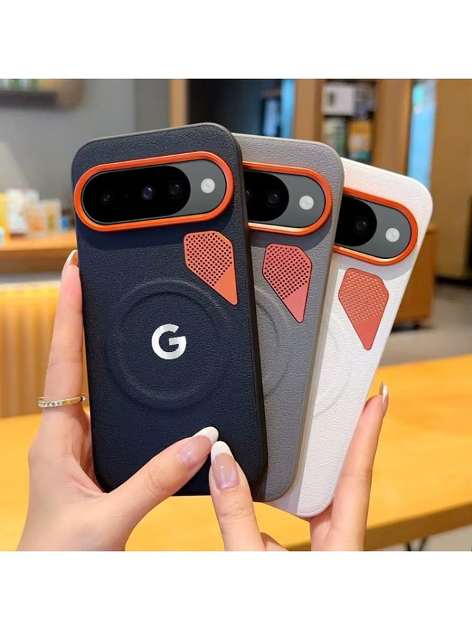 Business Schutzhülle aus PU-Leder für Google Pixel 10 Pro XL und Pixel 10 Pro in Schwarz mit magnetischer Aufladung und Wärmeableitung - Bild 3