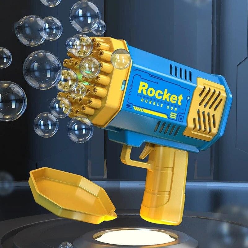 Yiran bag Raketenwerfer elektrische automatische Seifenblasenpistole für 6-12 Jahre - Bild 1