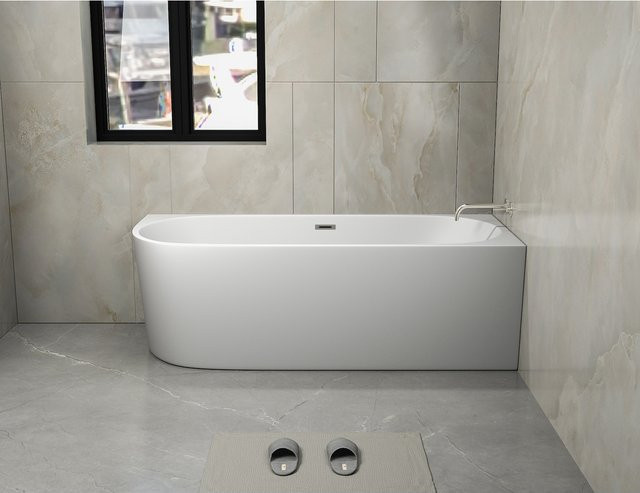 Sanotechnik Porto Eckbadewanne aus Acryl in Weiß - Bild 1