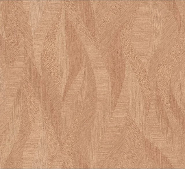 Marburg Vliestapete Papis Loveday Welle in Beige-Rot mit abstraktem Design und FSC-Zertifizierung - Bild 1