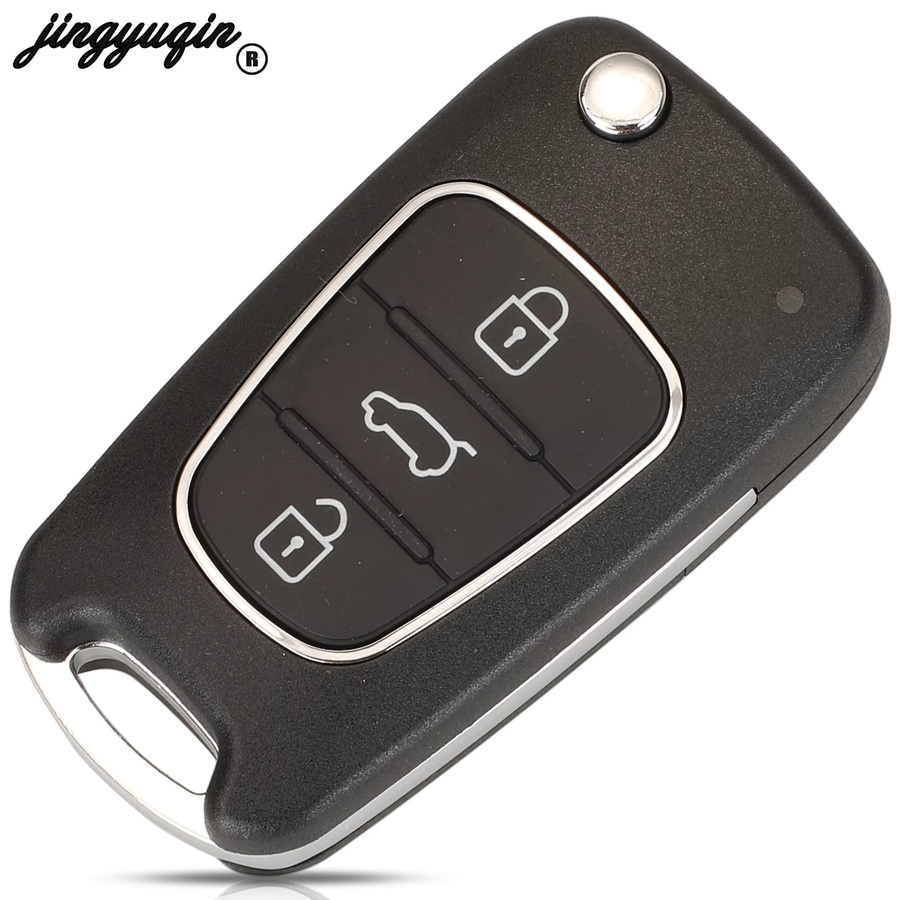 Xhorse XKHY02EN VVDI Wired Universal Flip Remote Auto Schlüssel mit 3 Tasten in Schwarz für Hyundai Stil - Bild 2