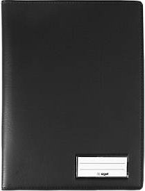 Sigel Einband für Formularbücher EF510, DIN A5, Schwarz, mit Stifteschlaufe und Einstecktaschen - Bild 1