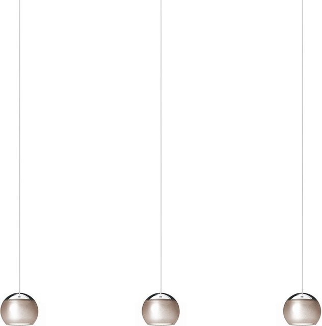Oligo Balino LED-Pendelleuchte 3-flammig in Chrom und Diamantgrau mit unsichtbarer Höhenverstellung und warmweißem Licht (2700K) - Bild 1