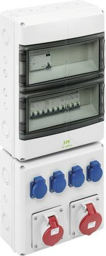 Spelsberg CEE Stromverteiler STK 2824-K1632 73020101 in Weiß mit RCD und IP44 Schutzart - Bild 1
