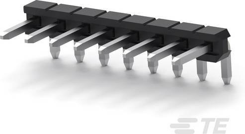 TE Connectivity Einbau-Stiftleiste Standard in Schwarz aus Kunststoff 2-22842121-5 - Bild 1