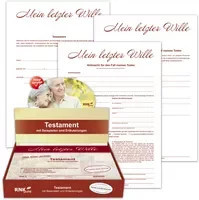 RNK Verlag Testament Brief in Beige und Weiß - Bild 1