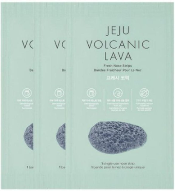 THE FACE SHOP Jeju Vulkangestein Reinigungs-Nasenstrips, 21 Stück, Unisex - Bild 1