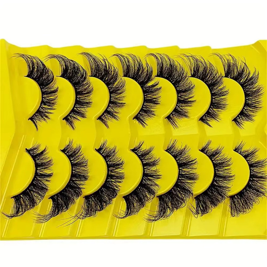 LIMEIKAI Cat-Eye-Wimpern, 7 Paar, verlängert, Unisex - Bild 5