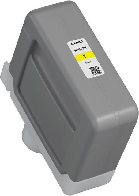 Canon PFI-3300 Y Tintenbehälter Gelb 330 ml für imagePROGRAF GP-2600S, GP-4600S, GP-6600S, PRO-2600, PRO-4600, PRO-6600 - Bild 1