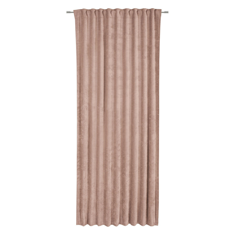 Mömax Fertigvorhang Casper in Rosa, blickdicht, Chenille-Velvet, Breite: 140 cm, Höhe: 245 cm - Bild 2