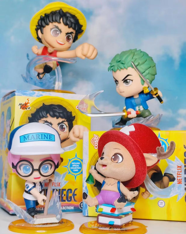 Hot Toys One Piece Cosbi Mini-Figur Blind Box Mehrfarbige Anime Sammlerfigur aus Kunststoff - Bild 3