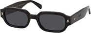 Gast DF01 Sonnenbrille, Vollrand, Rechteckig, Unisex, Kunststoff, black grey - Bild 1