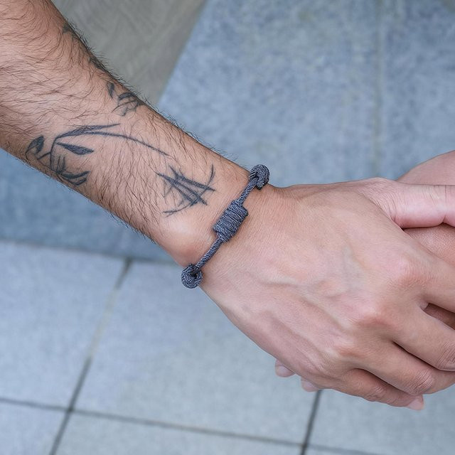 Noter Armband, Milan-Seil, Schwarz, Unisex - Bild 1