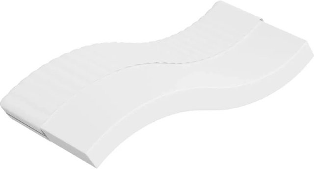 vidaXL Comfort Foam Matratze aus Schaumstoff, weiß, Härtegrad H2, mittelweich, B: 90 cm, L: 200 cm, H: 16 cm - Bild 1